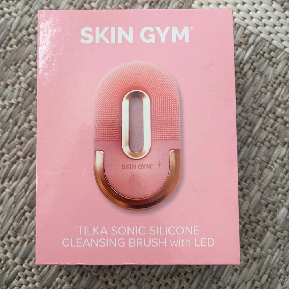 Skin Gym Tilka Sonic Silicone Cleansing Brush with LED. New in box. Never used.